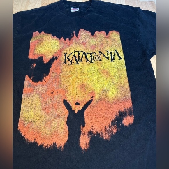 đź–¤SOLDđź–¤VINTAGE - Katatonia - Discouraged Ones T-shirt - Size Large - Picture 2 of 8